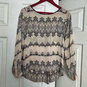 Club Monaco silk blouse.